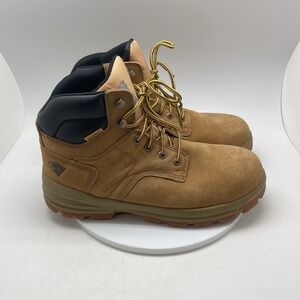 Herman Survivors Boots Mens 12 W Tan Wheat Leather Steel Toe Work 36159773 Shoes